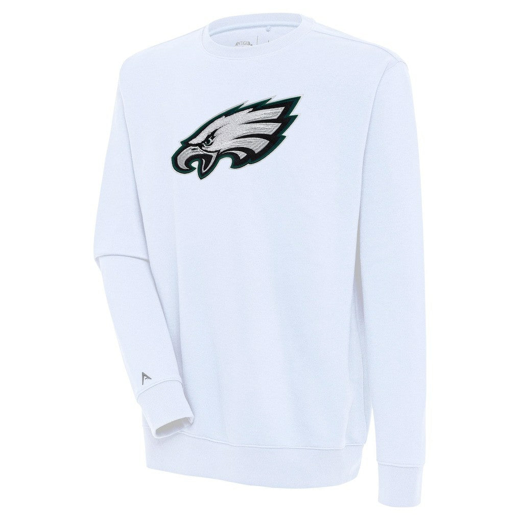 Antigua Victory Crewneck Pullover Sweatshirt - Philadelphia Eagles Pullover