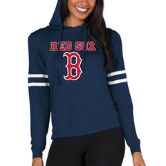 Navy Boston Red Sox Concepts Sport Women's Marathon Lightweight Lounge Pullover Hoodie