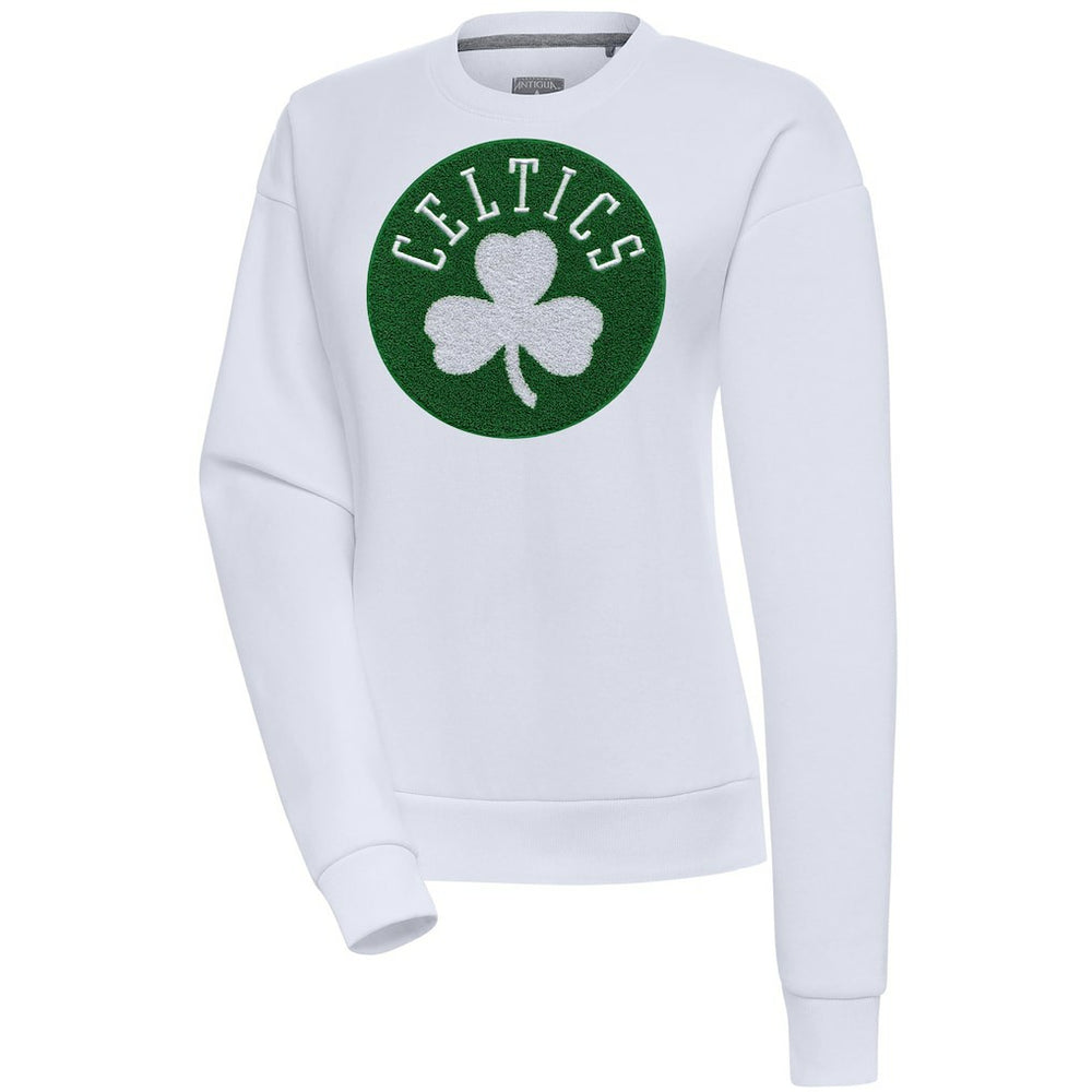Boston Celtics Antigua Women's Victory Crewneck Pullover Sweatshirt
