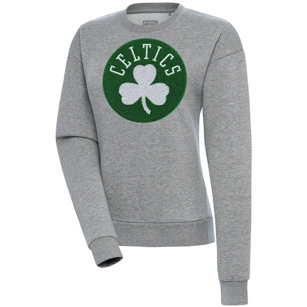 Boston Celtics Antigua Women's Victory Crewneck Pullover Sweatshirt