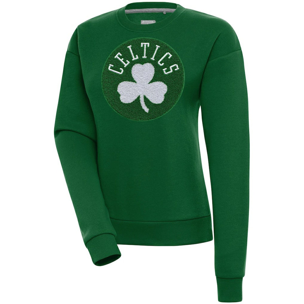 Boston Celtics Antigua Women's Victory Crewneck Pullover Sweatshirt