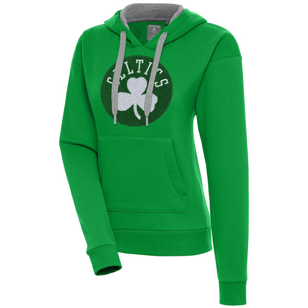 Boston Celtics Antigua Women's Victory Pullover Hoodie
