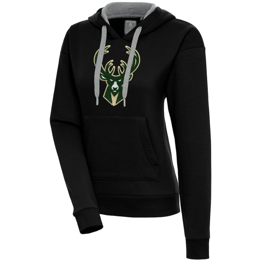 Milwaukee Bucks Antigua Women's Victory Pullover Hoodie
