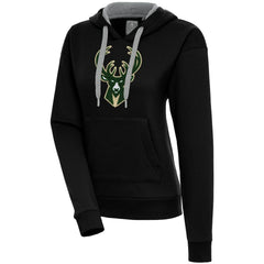 Milwaukee Bucks Antigua Women's Victory Pullover Hoodie