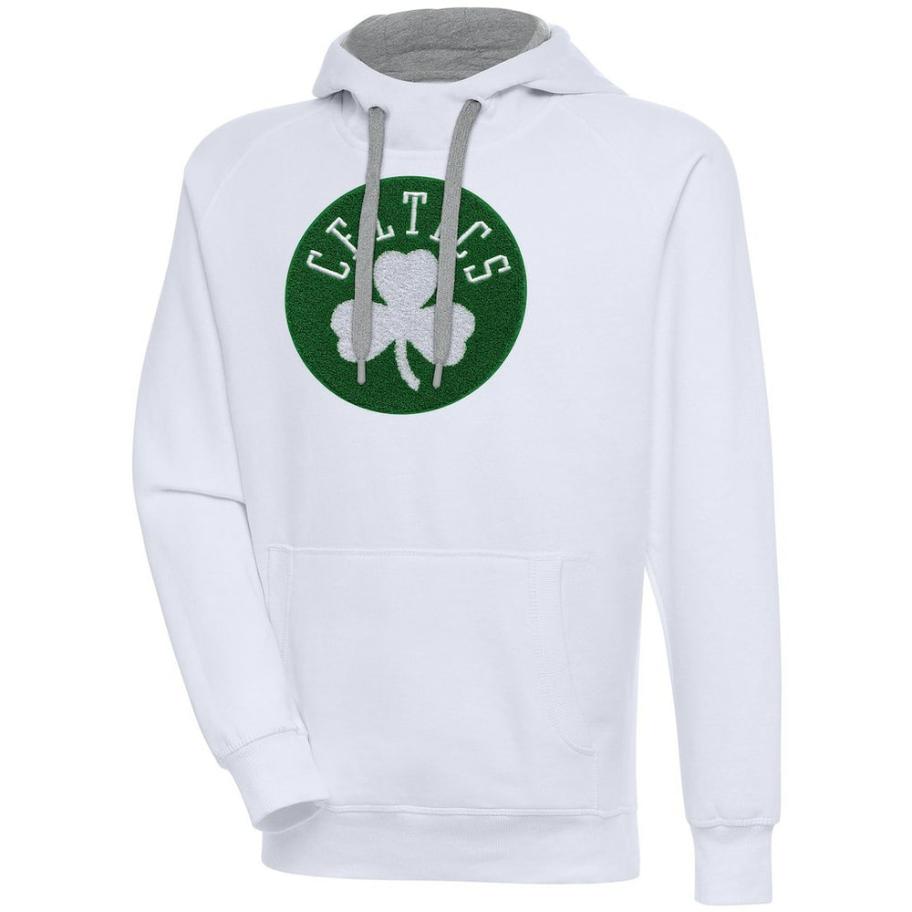 Boston Celtics Antigua Victory Pullover Hoodie