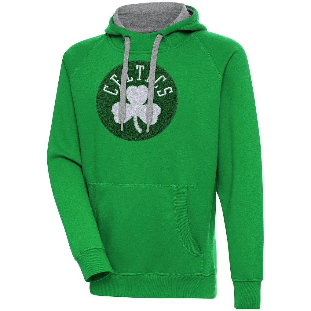 Boston Celtics Antigua Victory Pullover Hoodie