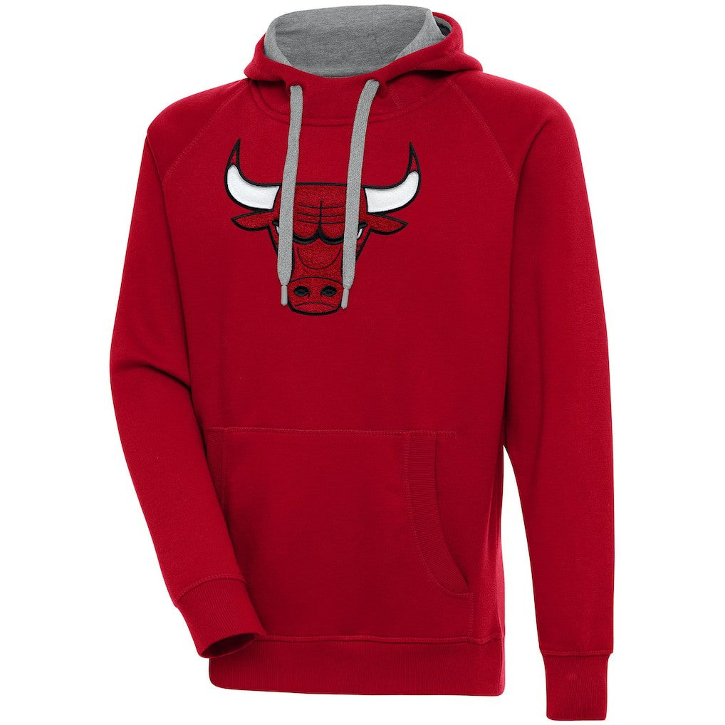 Chicago Bulls Antigua Victory Pullover Hoodie sale
