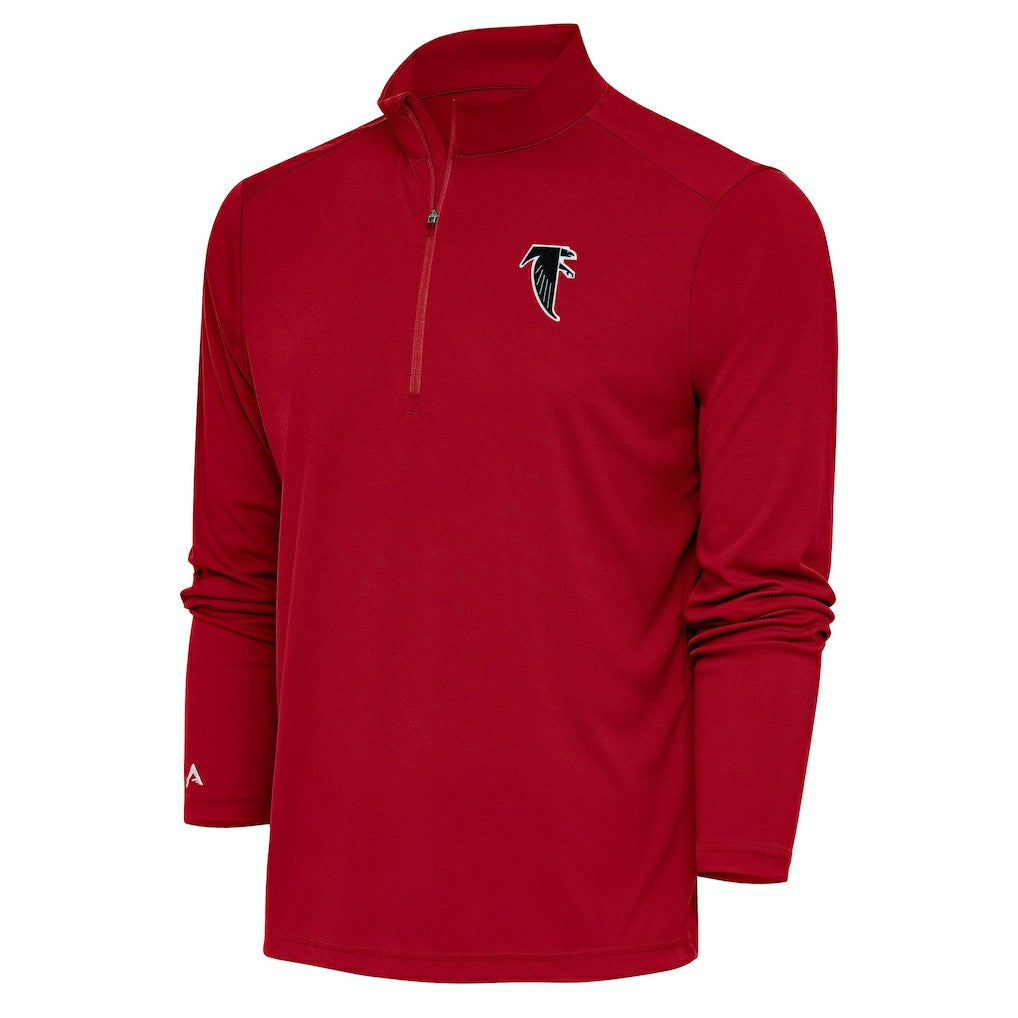 Adult Throwback Logo Tribute Quarter-Zip Pullover - Atlanta Falcons Pullover