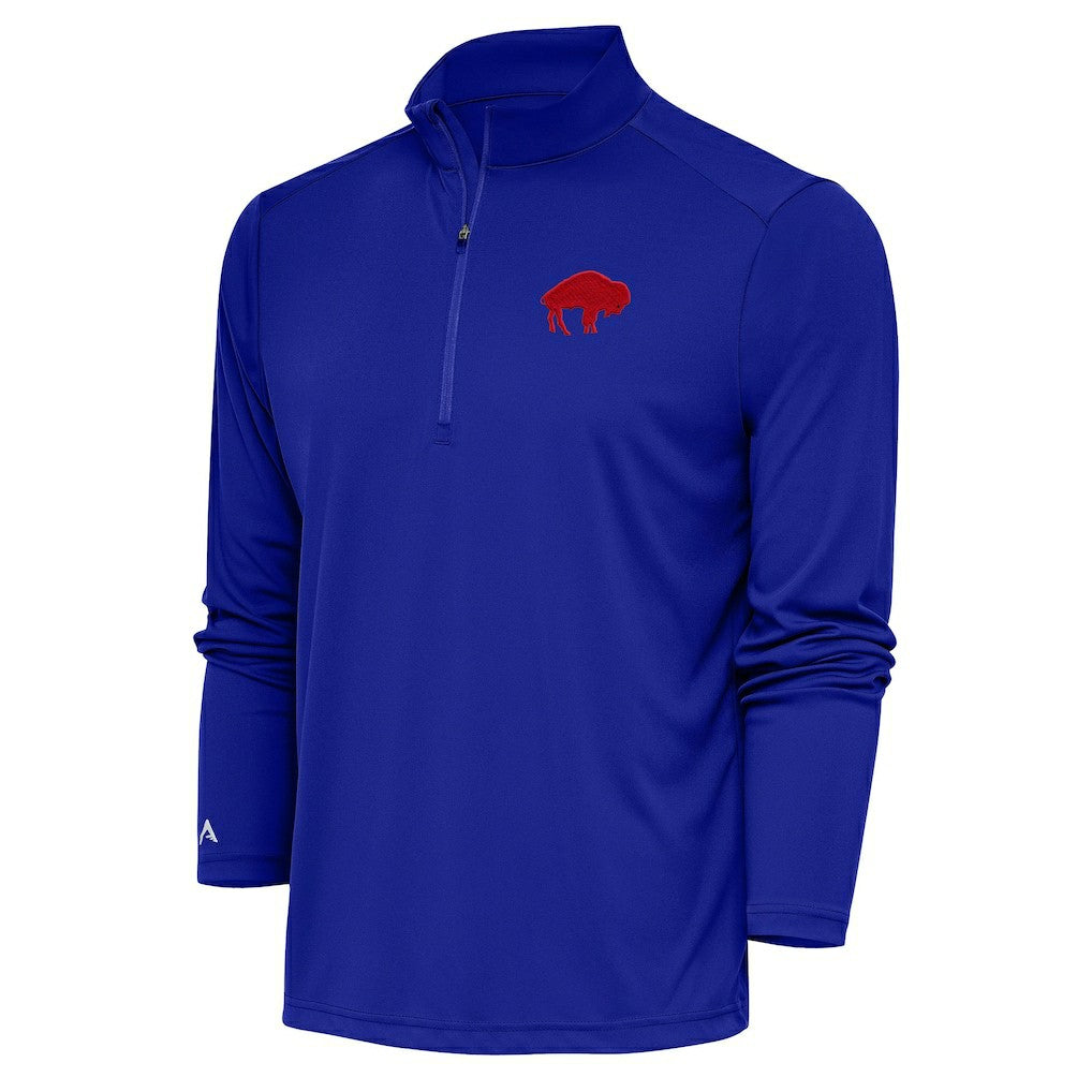 Adult Throwback Logo Tribute Quarter-Zip Pullover - Buffalo Bills Pullover