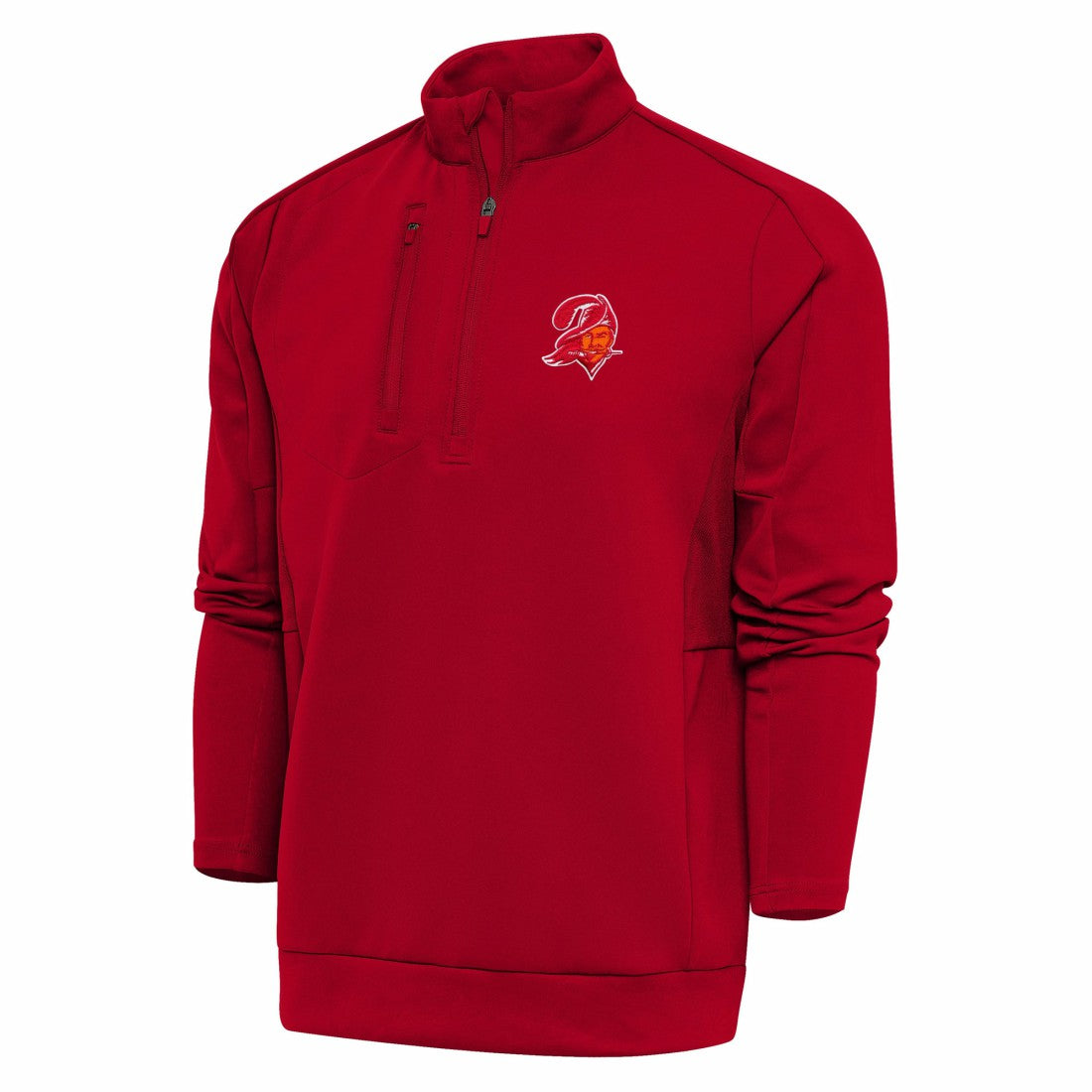 Adult Throwback Logo Generation Quarter-Zip Pullover Top - Tampa Bay Buccaneers Pullover