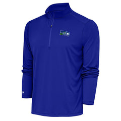 Adult Throwback Logo Tribute Quarter-Zip Pullover - Seattle Seahawks Pullover