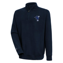 Adult Throwback Logo Victory Quarter-Zip Pullover Top - Indianapolis Colts Pullover