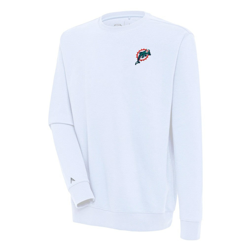 Adult Throwback Logo Victory Pullover Sweatshirt - Miami Dolphins Pullover