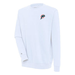 Adult Throwback Logo Victory Pullover Sweatshirt - Miami Dolphins Pullover