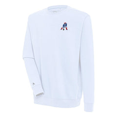 Adult Throwback Logo Victory Pullover Sweatshirt - New England Patriots Pullover