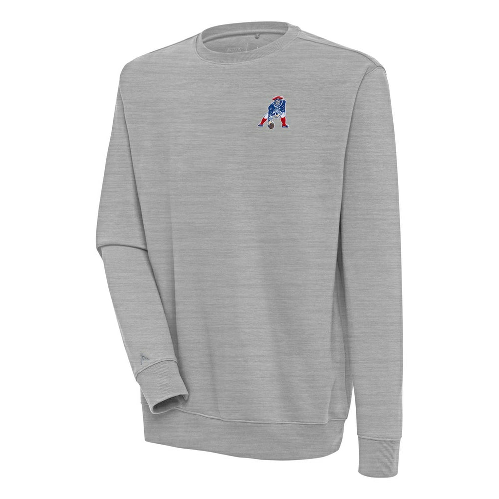 Adult Throwback Logo Victory Pullover Sweatshirt - New England Patriots Pullover