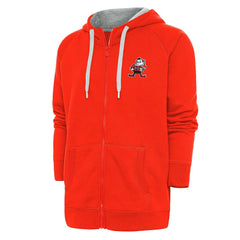 Adult Throwback Logo Victory Full-Zip Hoodie - Cleveland Browns Hoodies