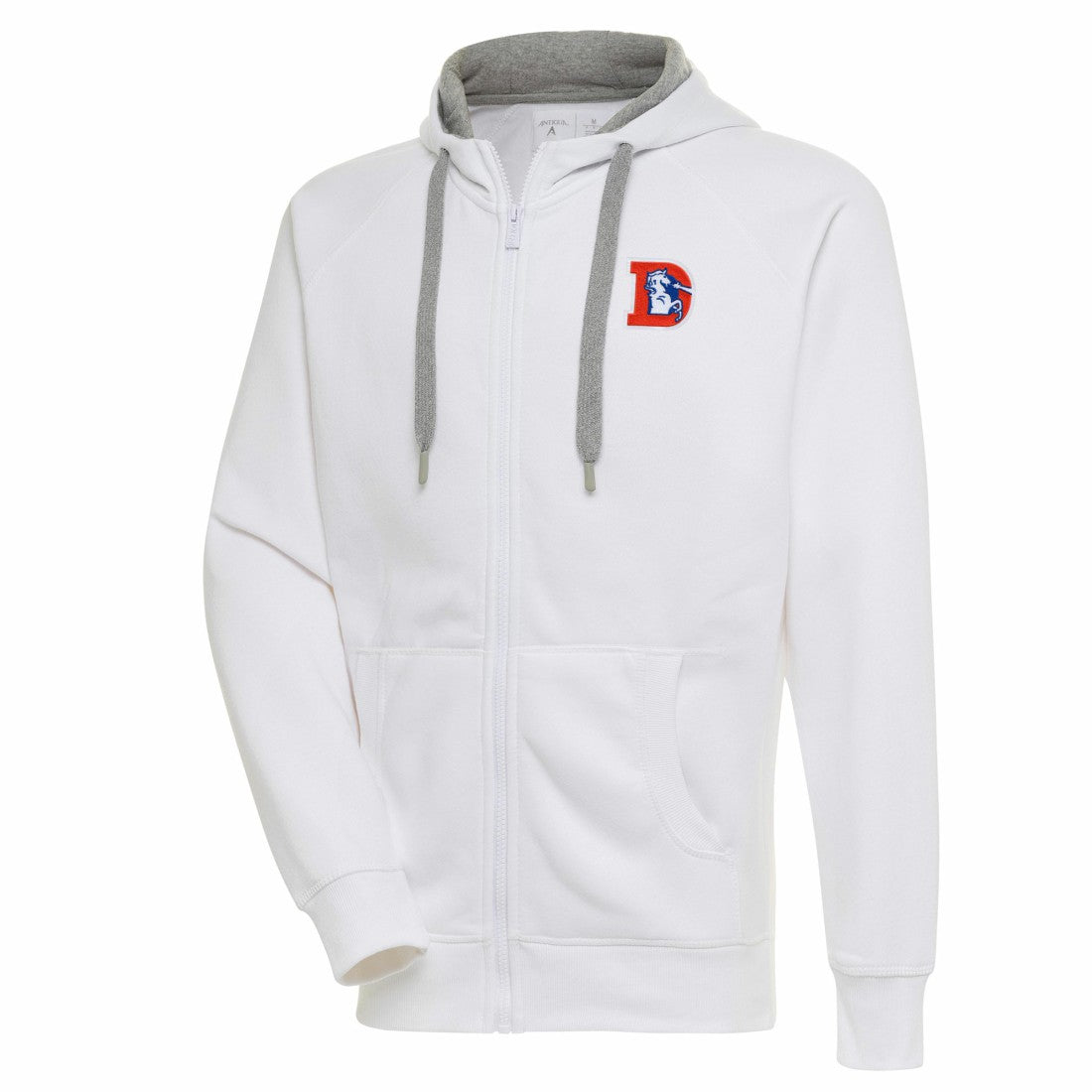 Adult Throwback Logo Victory Full-Zip Hoodie - Denver Broncos Hoodies
