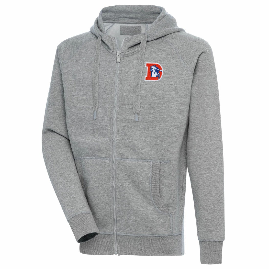 Adult Throwback Logo Victory Full-Zip Hoodie - Denver Broncos Hoodies