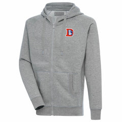Adult Throwback Logo Victory Full-Zip Hoodie - Denver Broncos Hoodies