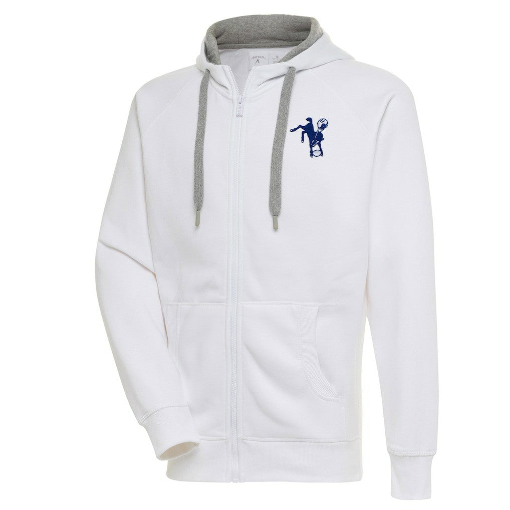 Adult Throwback Logo Victory Full-Zip Hoodie - Indianapolis Colts Hoodies