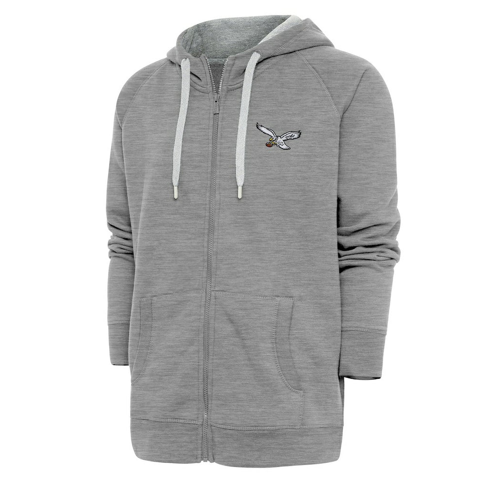 Adult Throwback Logo Victory Full-Zip Hoodie - Philadelphia Eagles Hoodies