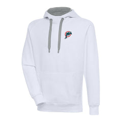 Adult Throwback Logo Victory Pullover Hoodie - Miami Dolphins Hoodies