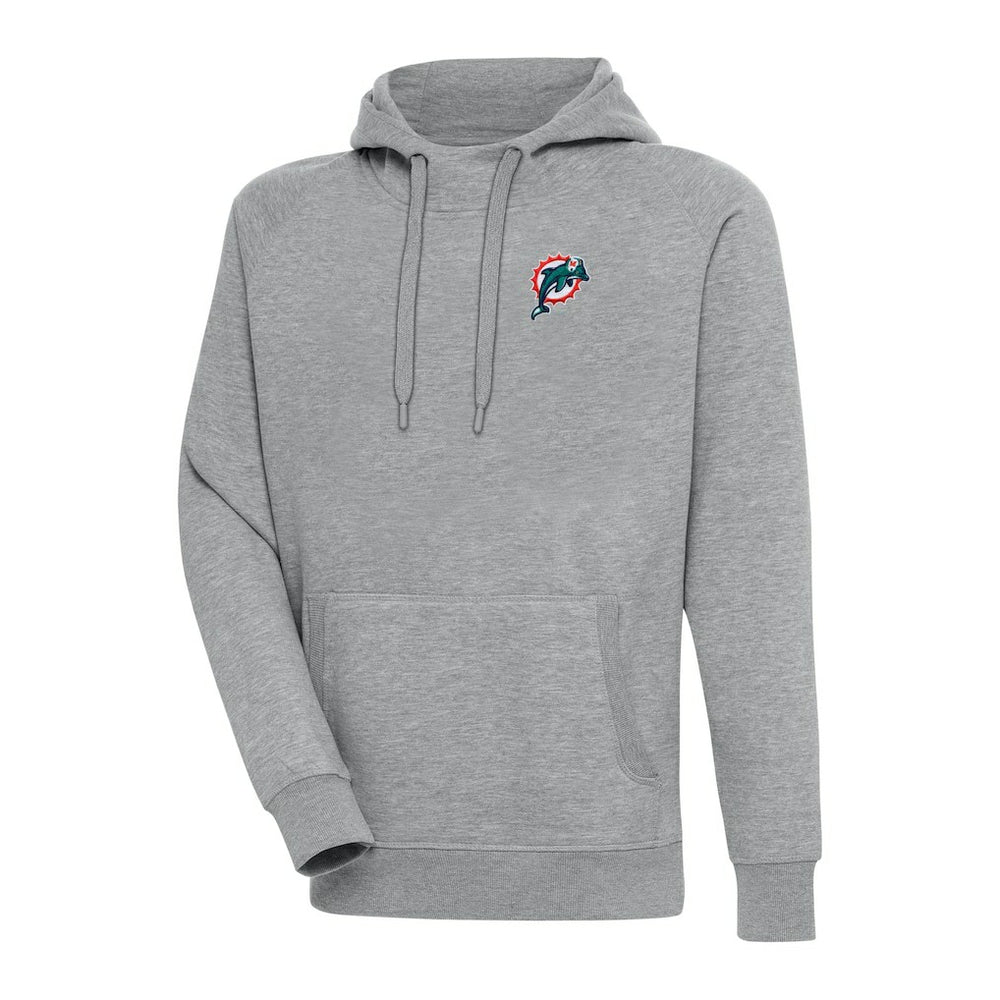Adult Throwback Logo Victory Pullover Hoodie - Miami Dolphins Hoodies