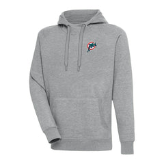 Adult Throwback Logo Victory Pullover Hoodie - Miami Dolphins Hoodies