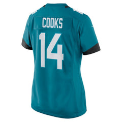 Elijah Cooks  Women's Team Game Jersey - Jacksonville Jaguars Jerseys