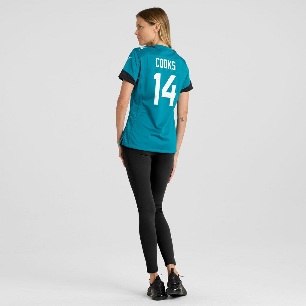 Elijah Cooks  Women's Team Game Jersey - Jacksonville Jaguars Jerseys