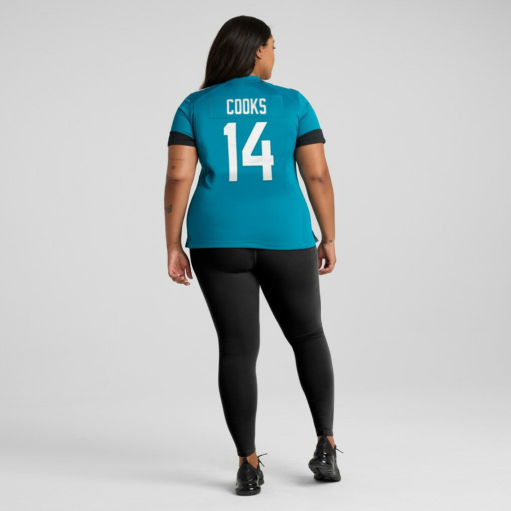 Elijah Cooks  Women's Team Game Jersey - Jacksonville Jaguars Jerseys