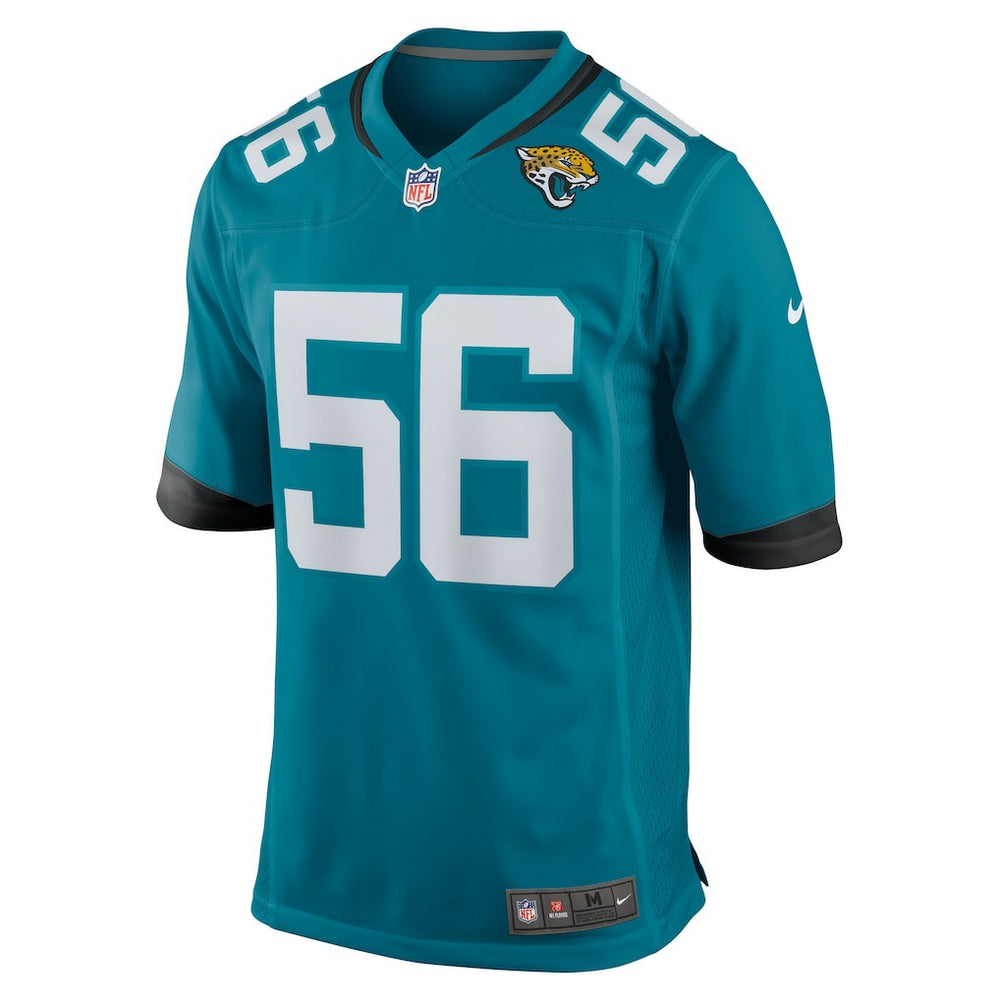 Yasir Abdullah  Team Game Jersey - Jacksonville Jaguars Jerseys