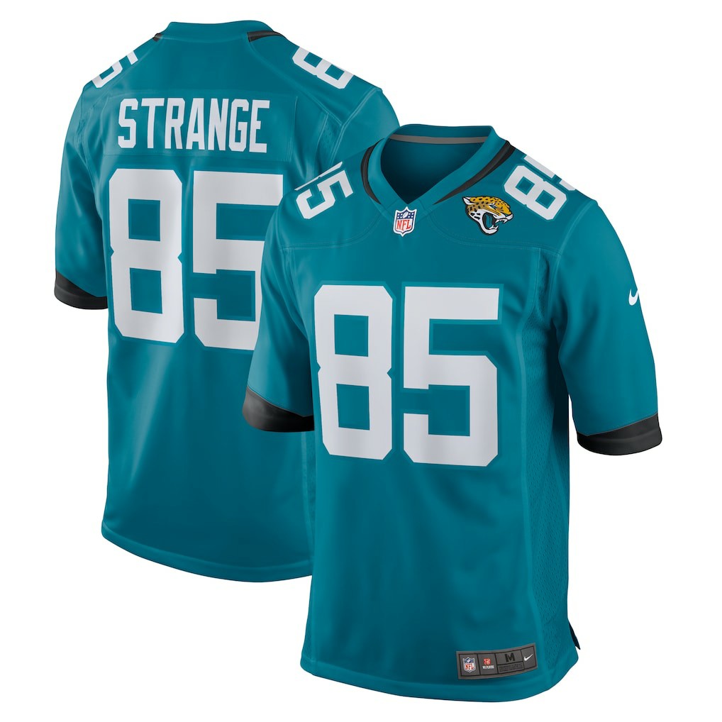 Brenton Strange  Team Game Jersey - Jacksonville Jaguars Jerseys