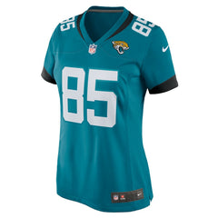 Brenton Strange  Women's Team Game Jersey - Jacksonville Jaguars Jerseys