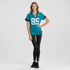 Brenton Strange  Women's Team Game Jersey - Jacksonville Jaguars Jerseys