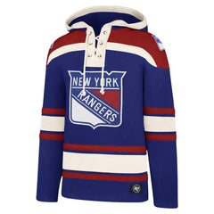 NHL New York Rangers '47 Big & Tall Superior Lacer Pullover Hoodie