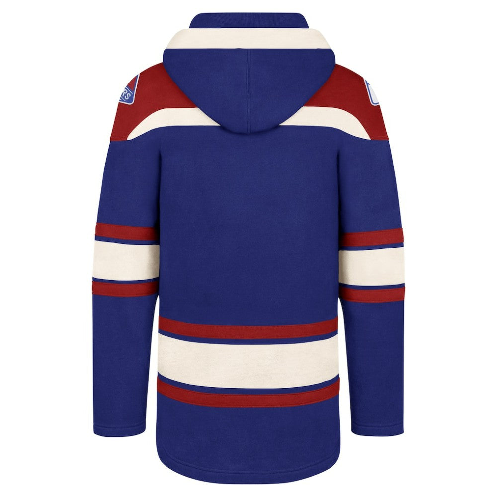 NHL New York Rangers '47 Big & Tall Superior Lacer Pullover Hoodie
