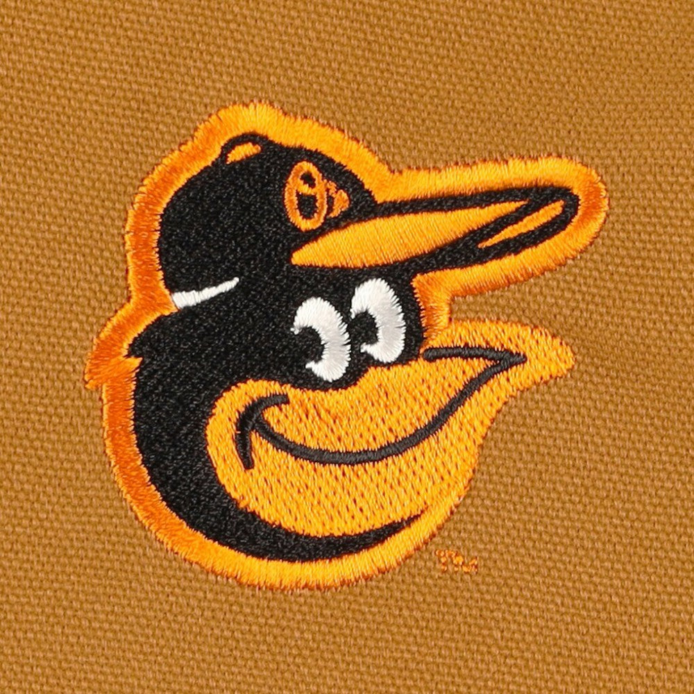 Brown Baltimore Orioles Dunbrooke Dakota Work Full-Zip Hoodie Jacket