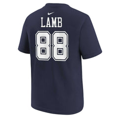 CeeDee Lamb  Preschool Player Name & Number T-Shirt - Dallas Cowboys T-shirts