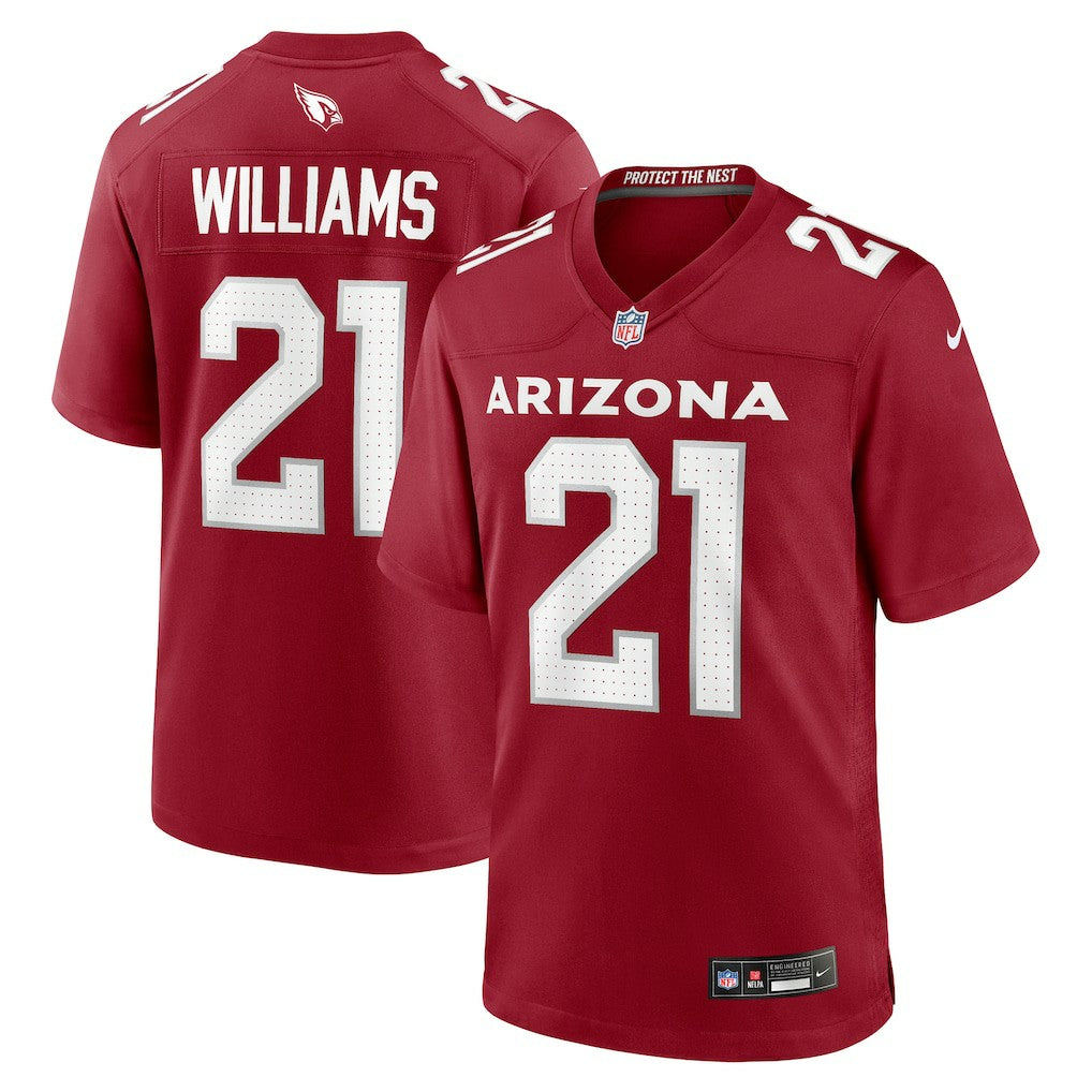 Garrett Williams  Game Jersey - Arizona Cardinals Jerseys