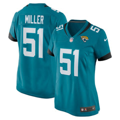 Ventrell Miller  Women's Game Jersey - Jacksonville Jaguars Jerseys