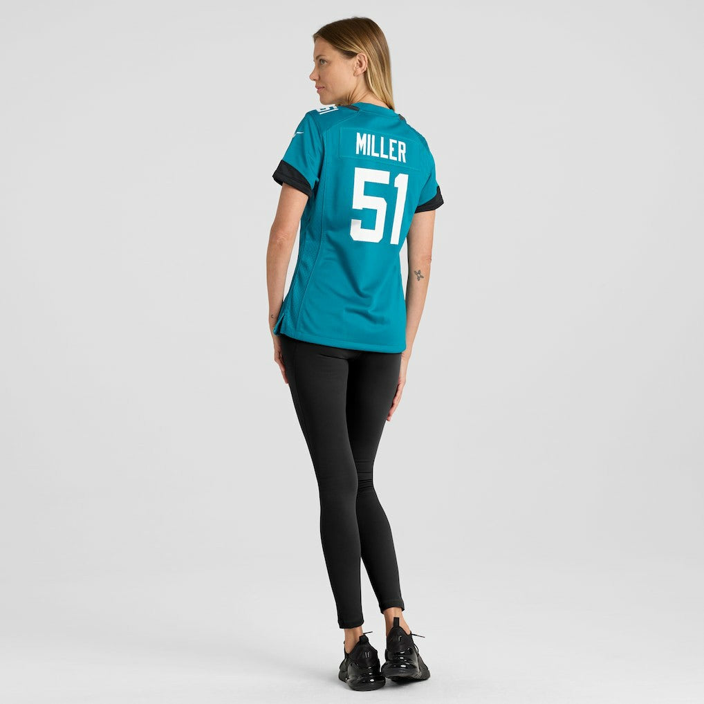 Ventrell Miller  Women's Game Jersey - Jacksonville Jaguars Jerseys