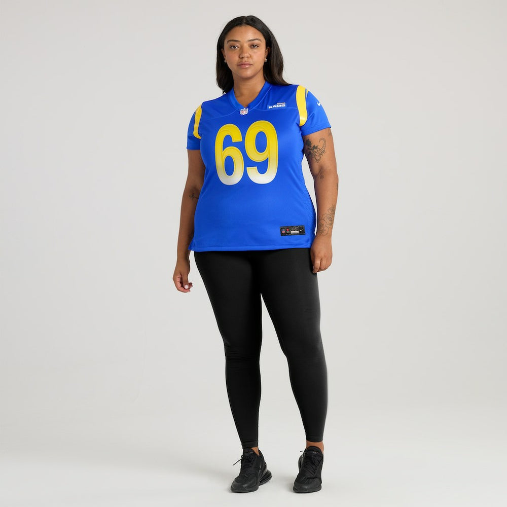 Kevin Dotson  Women's Game Jersey - Los Angeles Rams Jerseys