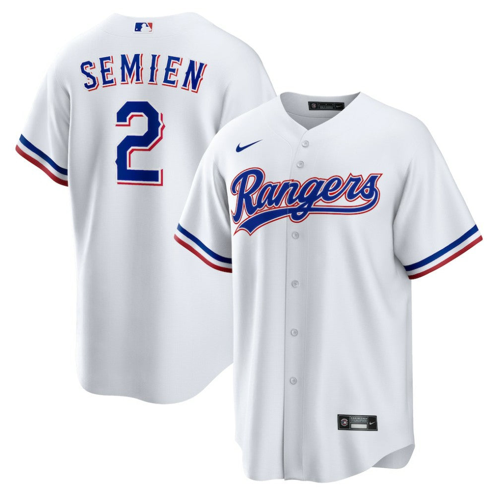 White Marcus Semien Texas Rangers Nike Youth Home Replica Player Jersey