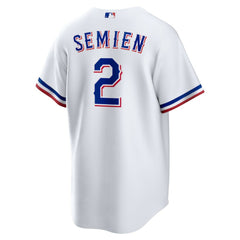 White Marcus Semien Texas Rangers Nike Youth Home Replica Player Jersey