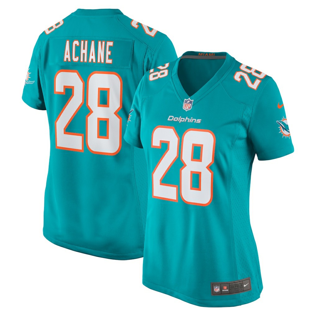 Devon Achane  Women's Player Game Jersey - Miami Dolphins Jerseys