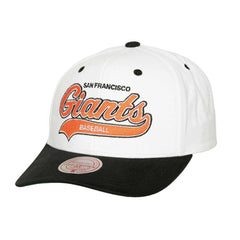 White San Francisco Giants Mitchell & Ness Cooperstown Collection Tail Sweep Pro Snapback Hat