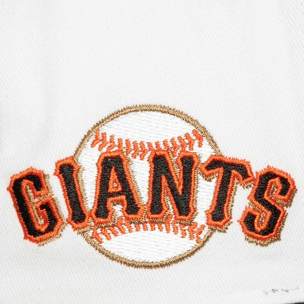 White San Francisco Giants Mitchell & Ness Cooperstown Collection Tail Sweep Pro Snapback Hat