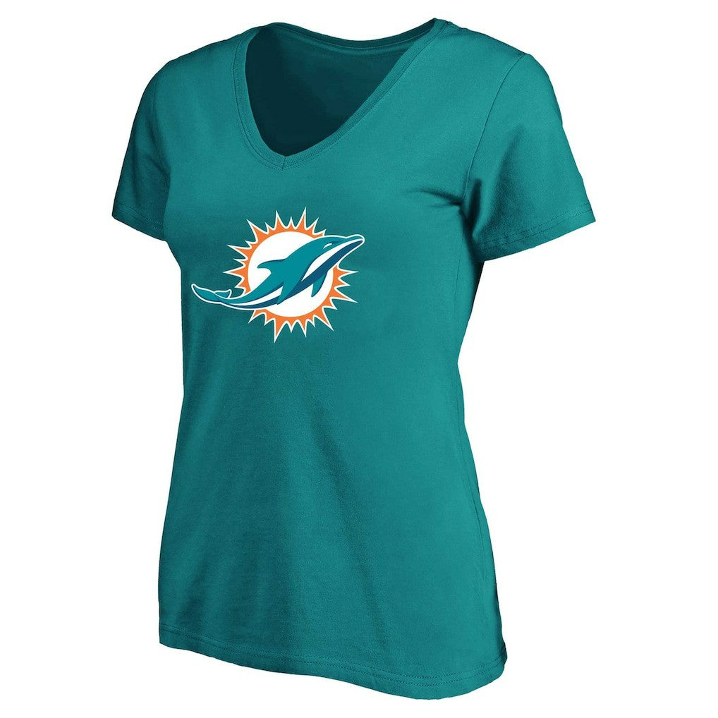 Tyreek Hill  Women's Plus Size Fair Catch Name & Number Scoop Neck T-Shirt - Miami Dolphins T-shirts
